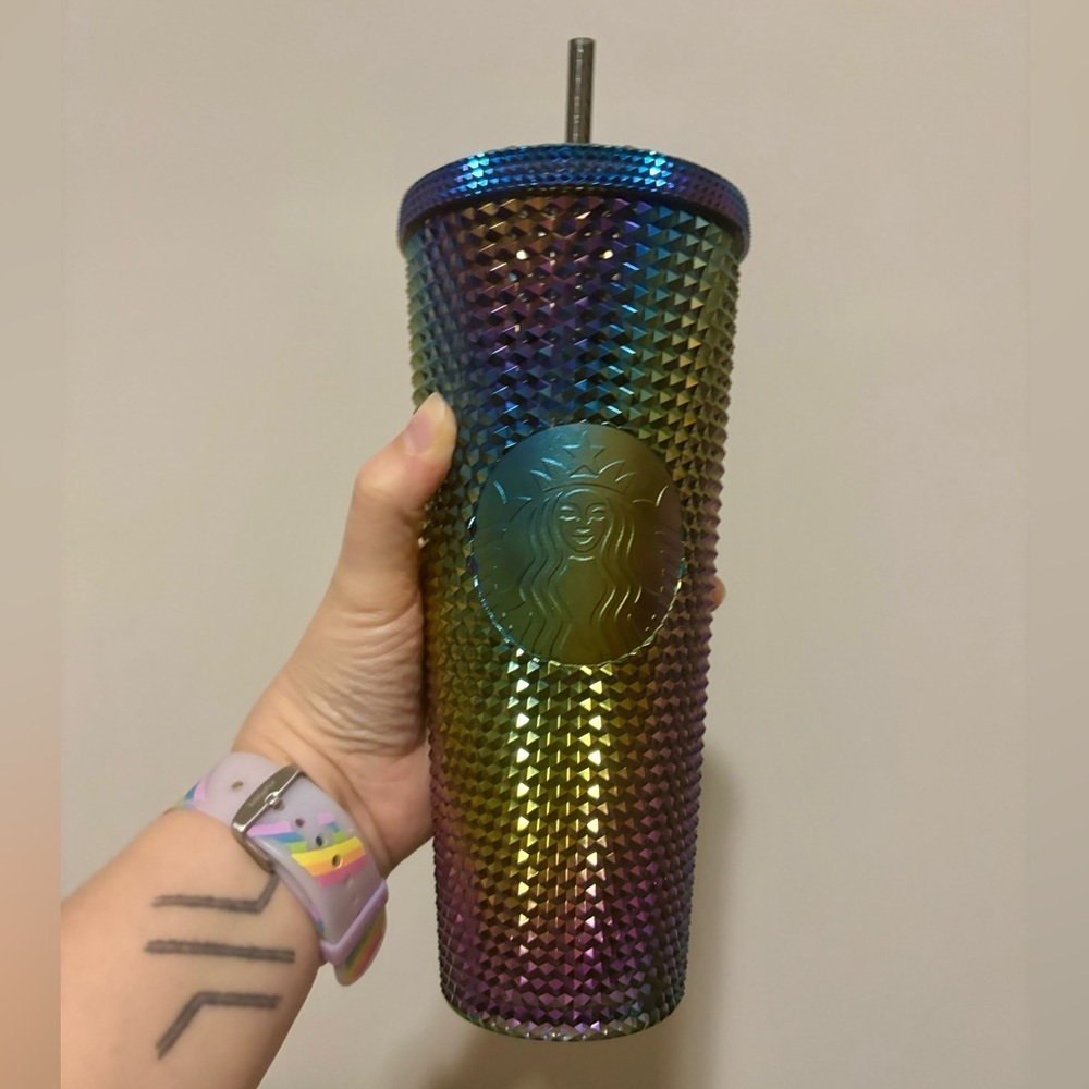 Starbucks Oil Slick Studded Venti Tumbler Halloween 2023